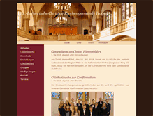 Tablet Screenshot of christuskirche-hagen.de